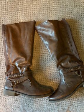 BareTraps Brown Tall Riding Boots